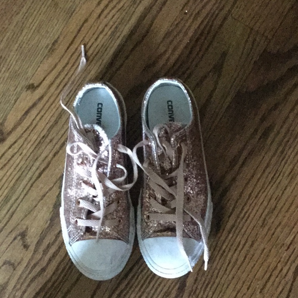 Nice Girls sparkly Converse Size 2